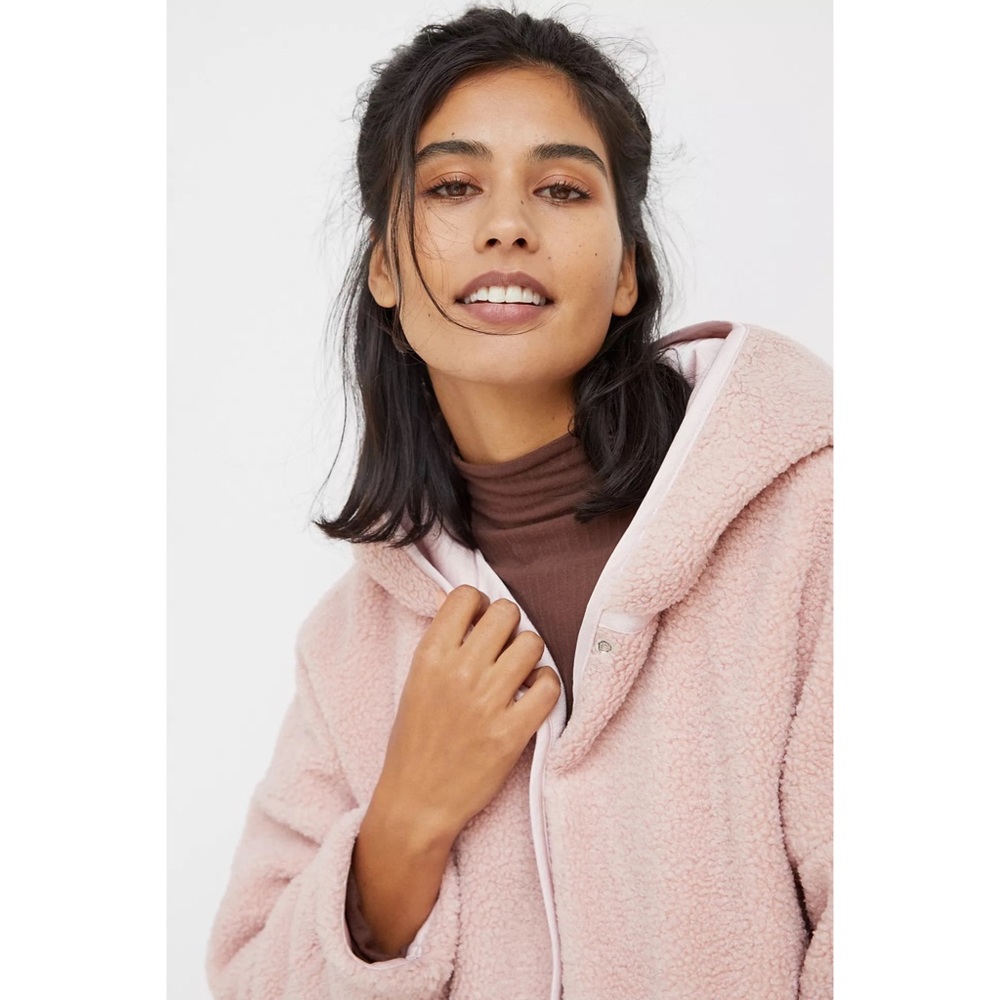Anthropologie Leona Reversible Sherpa Jacket NWT SZ XL - Picture 5 of 10